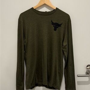 Under Armour Olive Green Long Sleeve Shirt